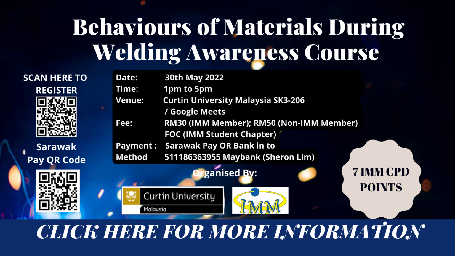 Behaviors of Materials During Welding Awareness Course