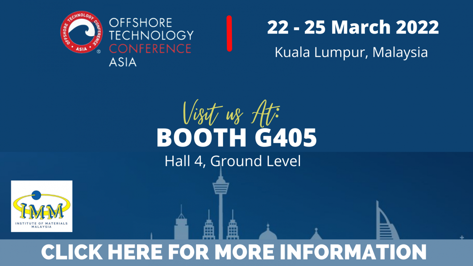Offshore Technology Conference Asia 2022 Banner